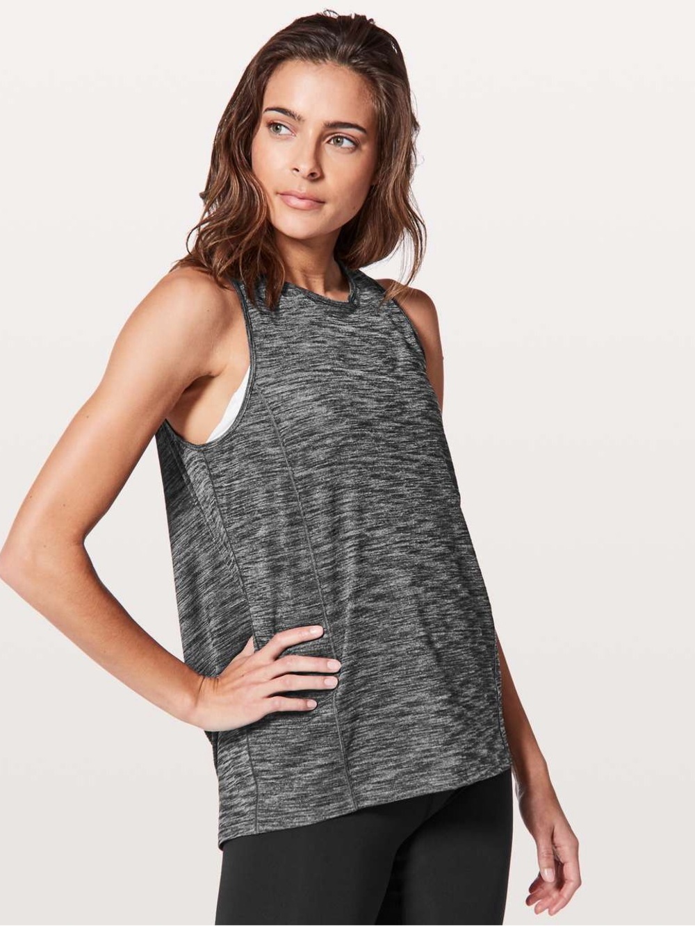 Lululemon Low Key Tank - Silver
Heathered Black